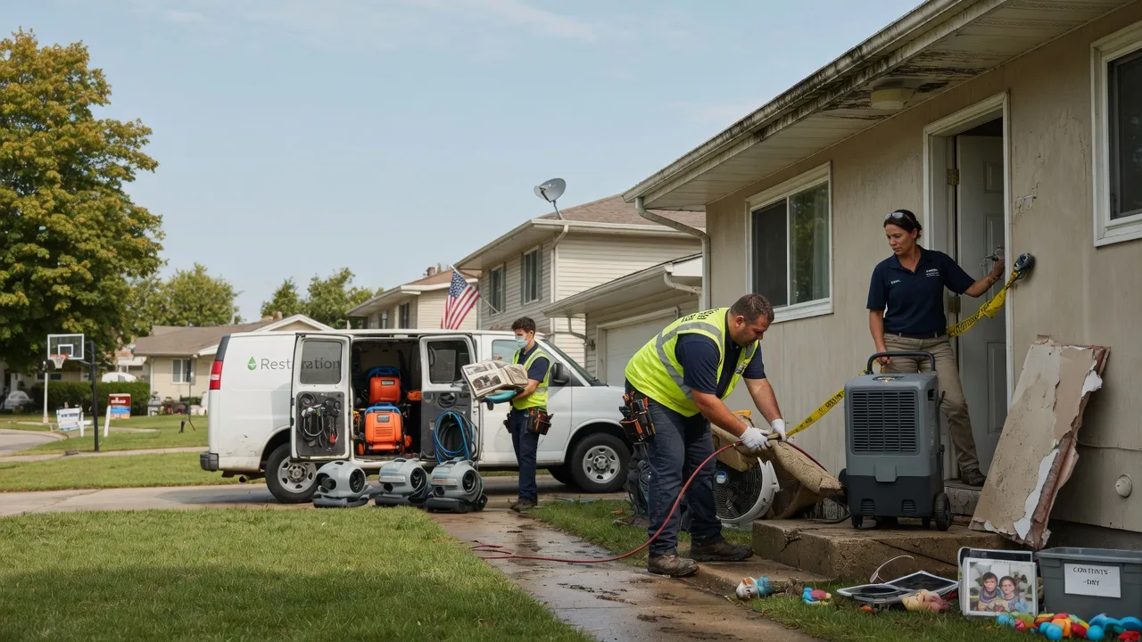 Water Damage Restoration in Adamsville, PA near me